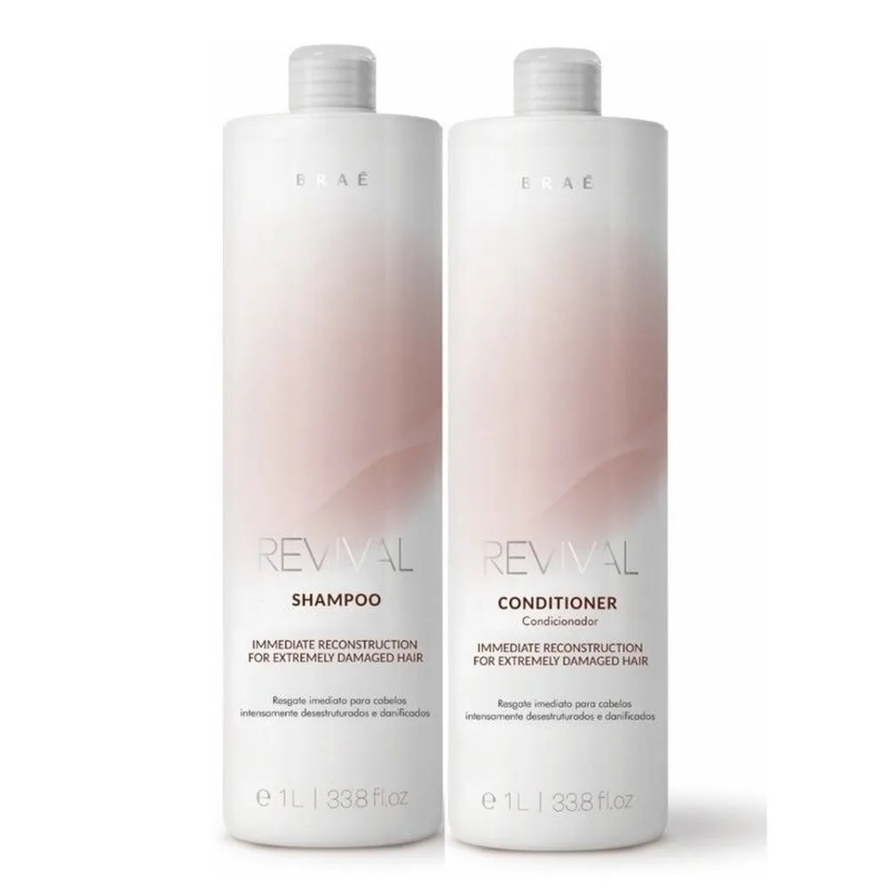 Kit Revival  Profissional Reconstrutor - Shampoo 1L e Condicionador 1L