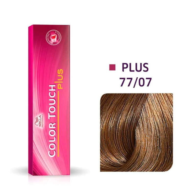 Colorao Wella Louro Mdio Intenso Natural Marrom 77/07 - 60 G