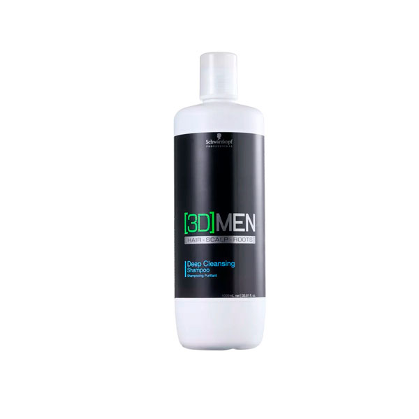 Shampoo 3D Men Anti-Oleosidade 1 Litro  Schwarzkopf