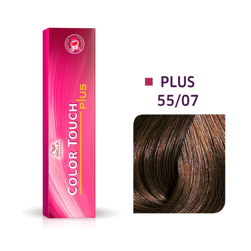 Colorao Wella Castanho Claro Intenso Natural Marrom 55/07 - 60 G