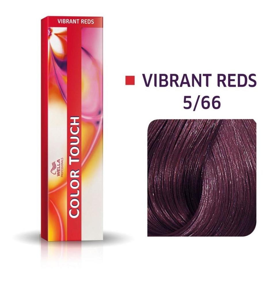 Tonalizante Wella Color Touch Castanho Claro Violeta Intenso 5/66 - 60 G