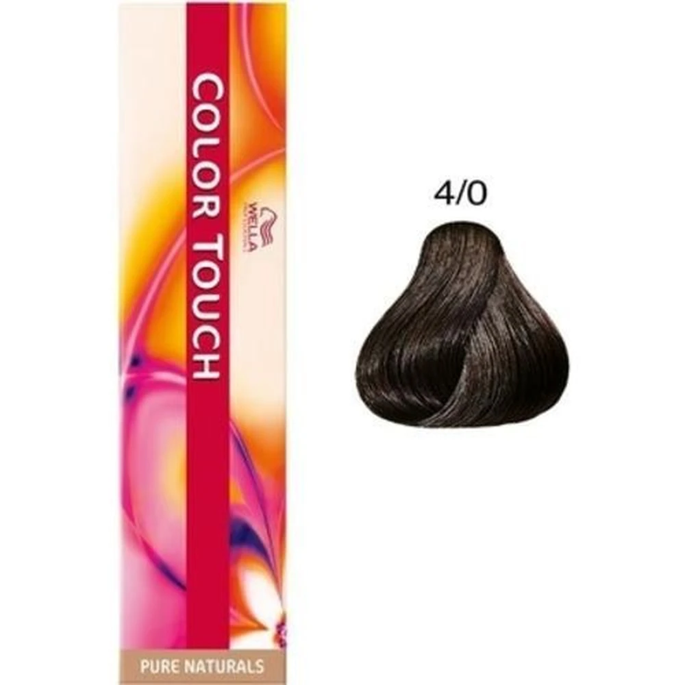 Tonalizante Wella Color Touch Castanho Mdio Natural 4/0 - 60 G