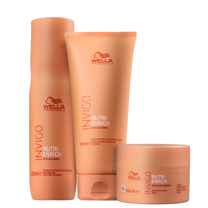 Kit Pequeno Wella Professionals Invigo Nutri-Enrich Trio (3 Produtos)