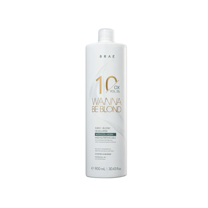 Agua Oxigenada Bra Wanna Be Blond 10 Vol 900ml 