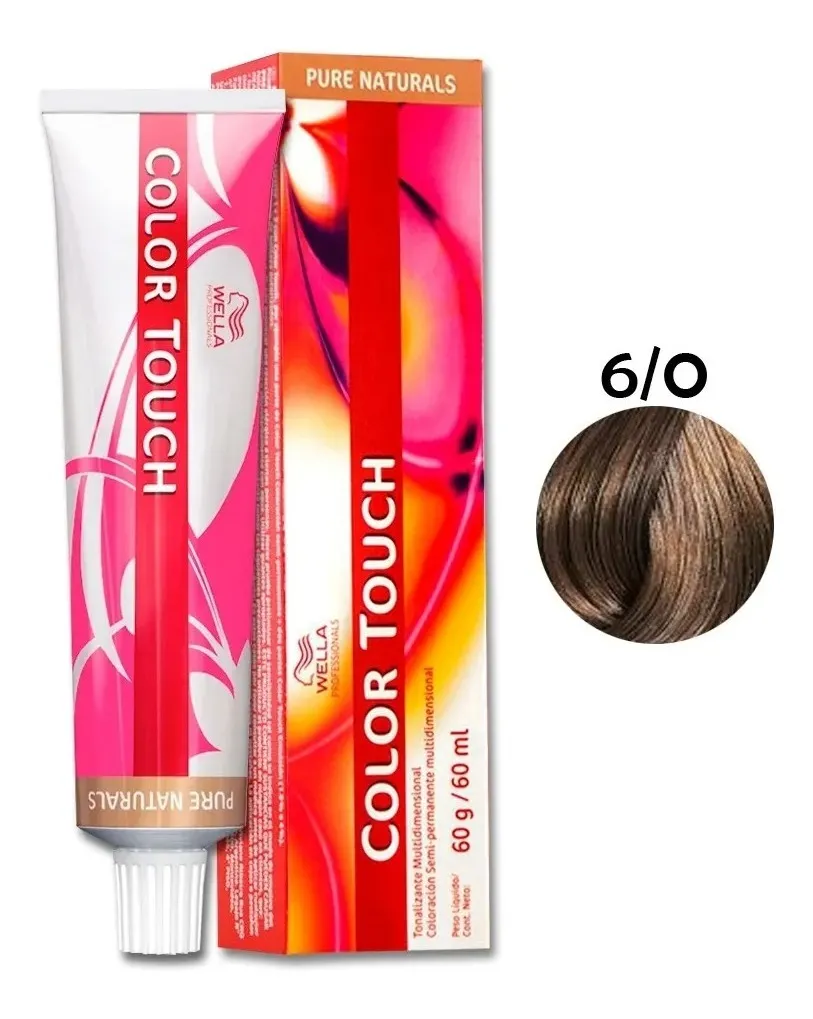 Tonalizante Wella Color Touch Louro Escuro Natural 6/0 60 G