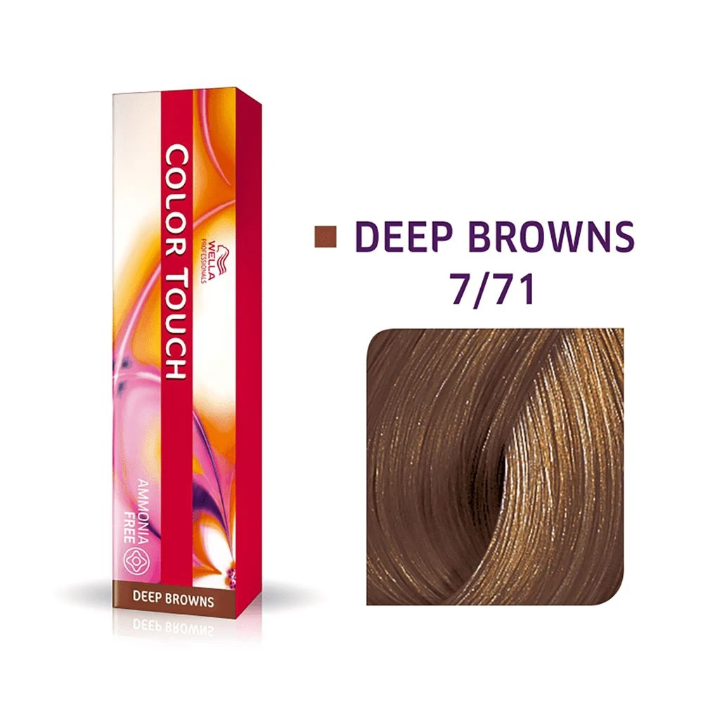 Tonalizante Color Touch Louro Mdio Marrom Cinza 7/71 - 60 G