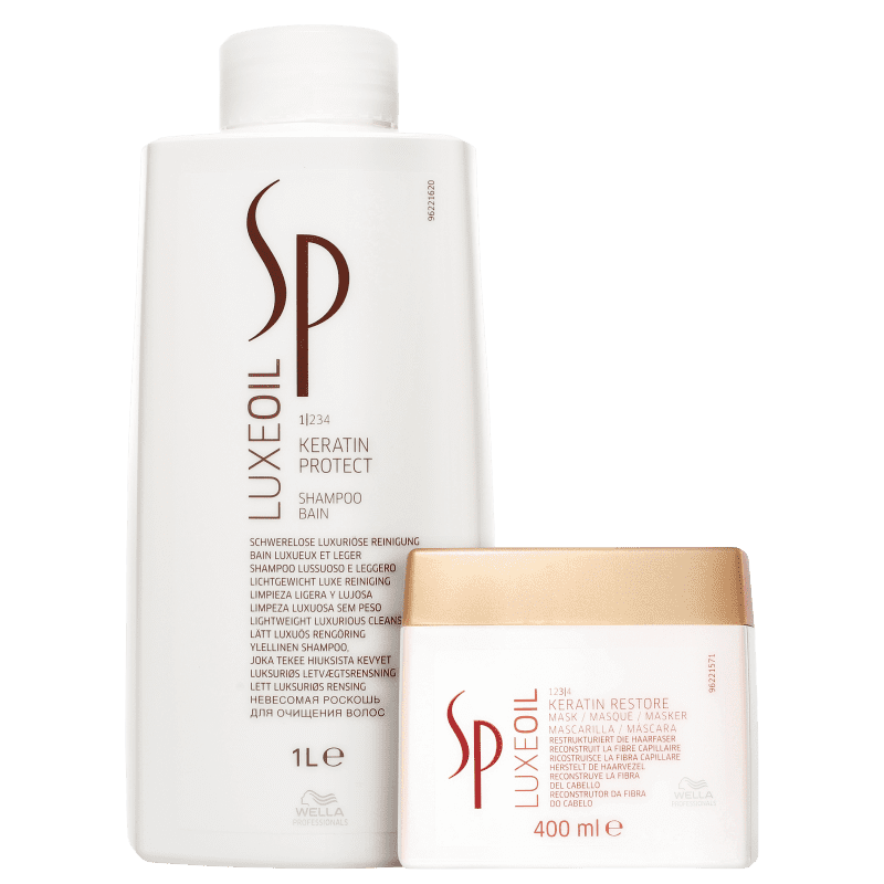 Kit Wella Sp Luxe Oil Keratin Salon (2 produtos)