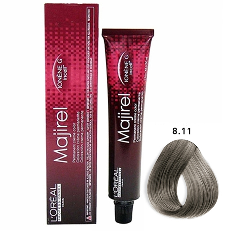 8.11 Louro Claro Acinzentado Intenso Majirel 50G Loreal