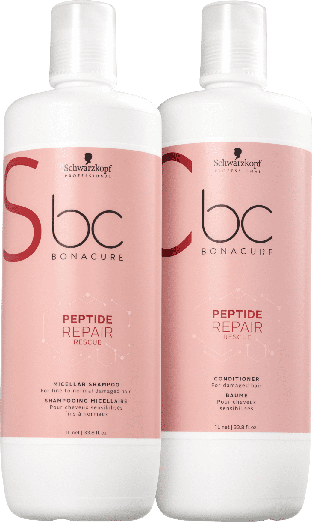 Kit Schwarzkopf Professional BC Bonacure Peptide Repair Rescue Salon Duo (2 Produtos) 