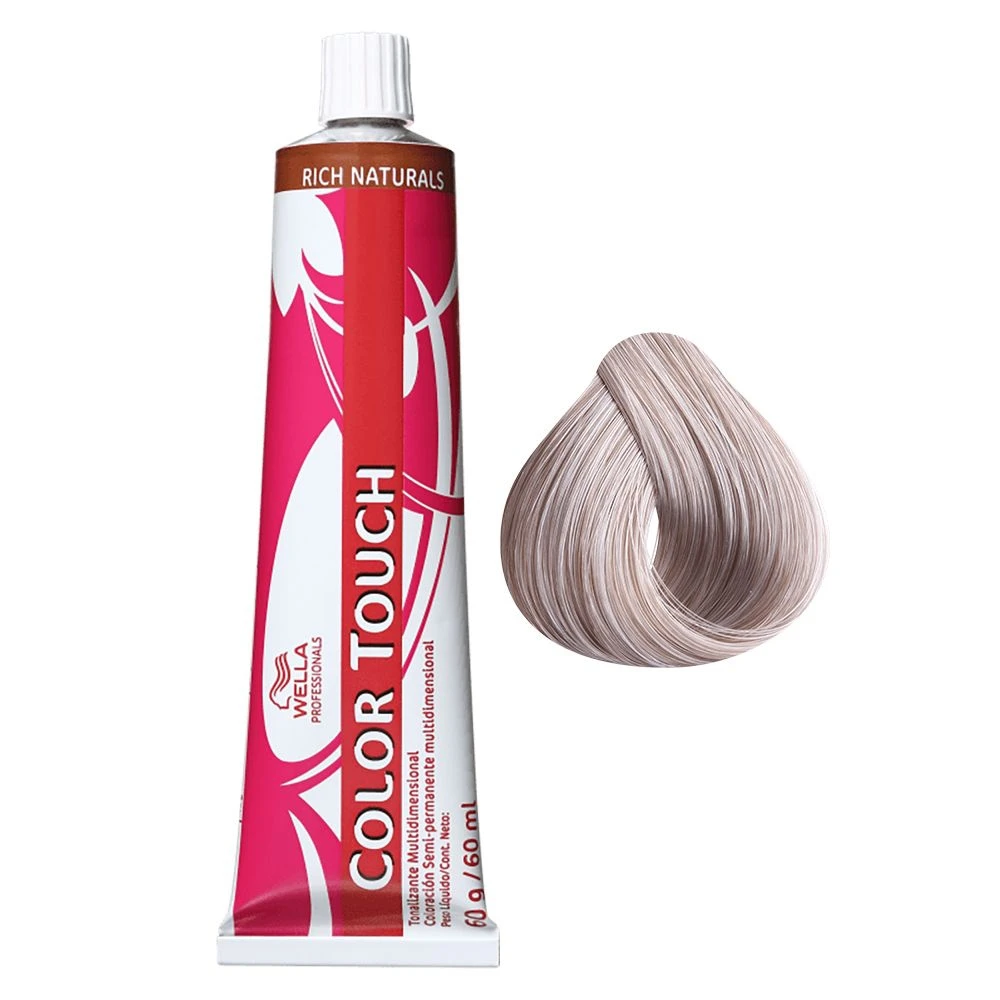 Tonalizante Wella Color Touch Louro Claro Perola Acinzentado 8/81 - 60 G