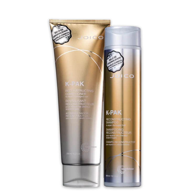 Kit Joico K-PAK To Repair Damage Hair Smart Release Duo (Shampoo 300 + Condicionador 250mL)