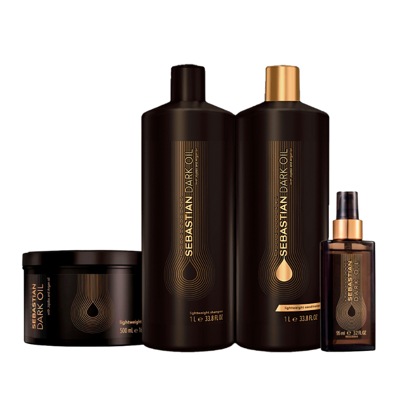 Kit Sebastian Professional Dark Oil Intenso Salon ( 4 Produtos)