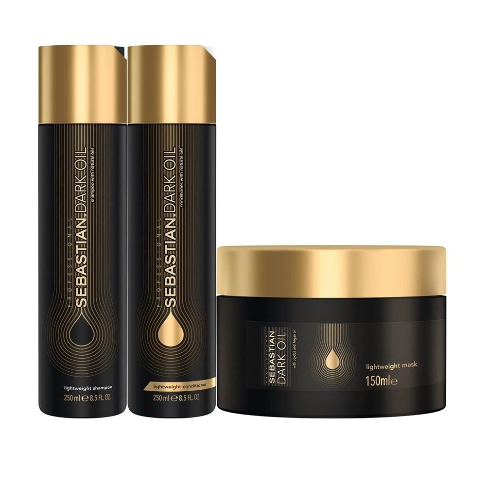 Kit Sebastian Professional Dark Oil Home Care Trio (3 Produtos)