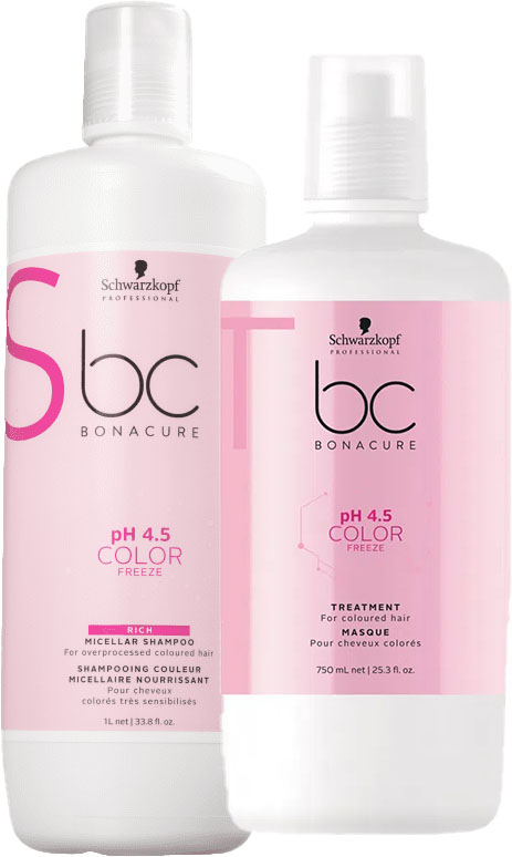 Kit Schwarzkopf Professional BC Bonacure pH 4.5 Color Freeze Salon Duo (2 Produtos) 