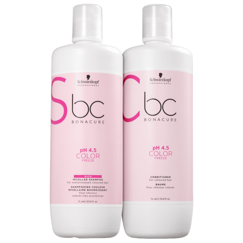 Kit Schwarzkopf Professional BC Bonacure pH 4.5 Color Freeze Salon Duo (2 Produtos) 