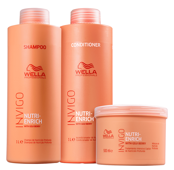 Kit Wella Professionals Invigo Nutri-Enrich Salon Trio (3 Produtos) 