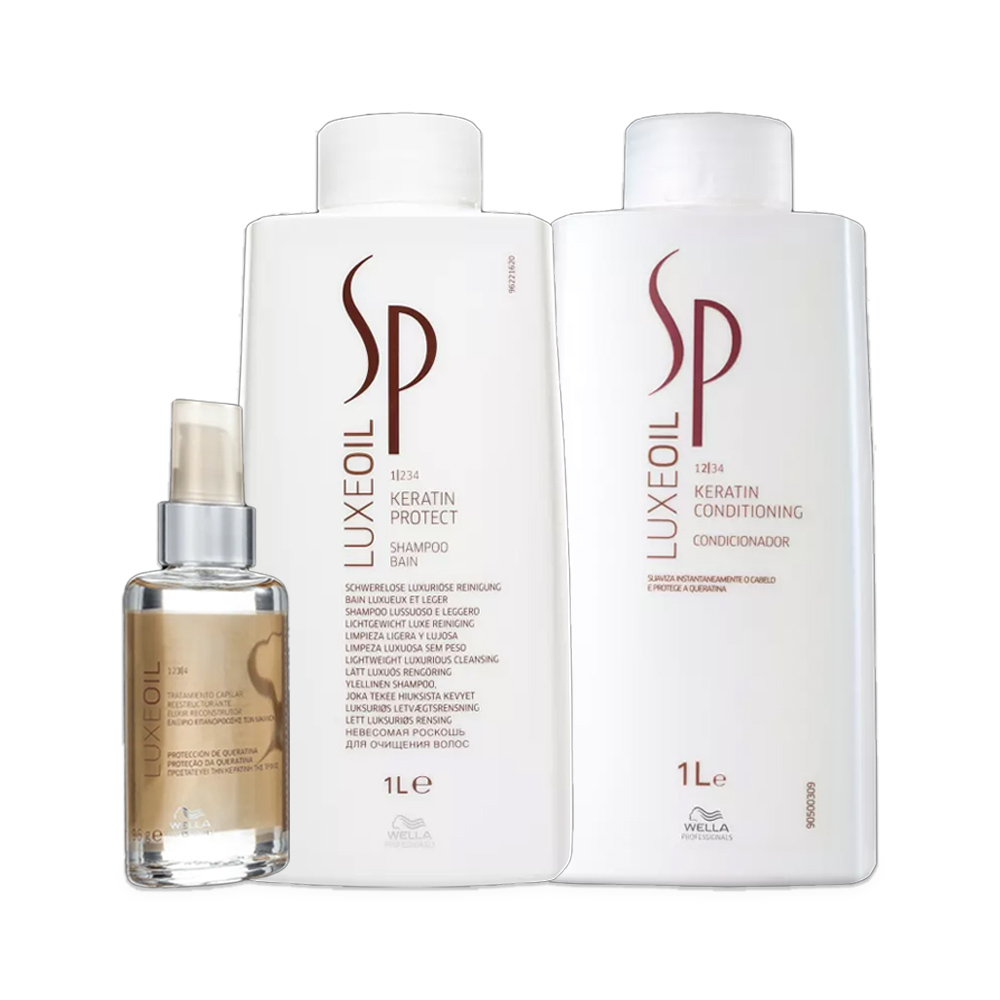 Kit SP Luxe Oil Keratin Restore Duo + leo 100ml 