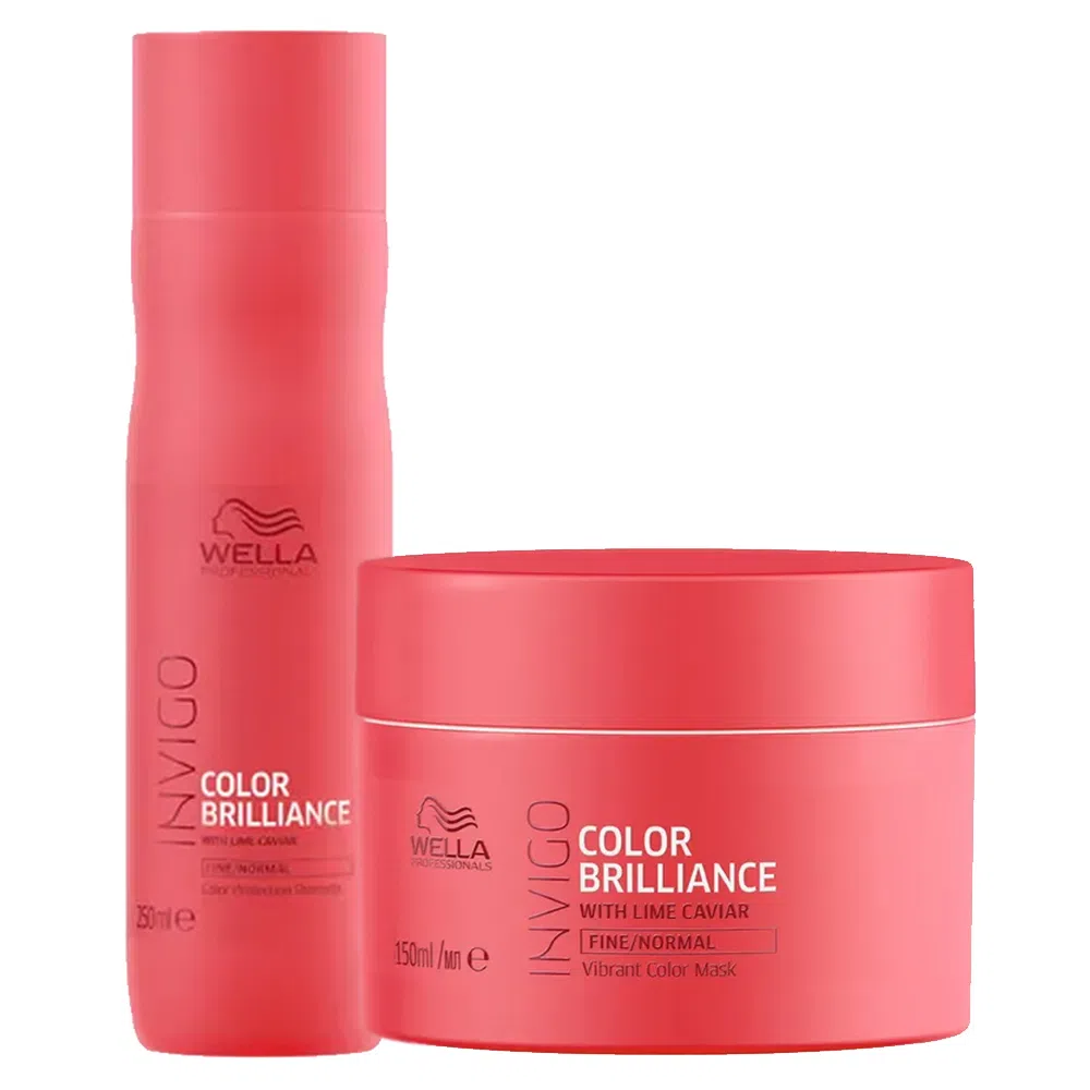 Kit Invigo Color Brilliance Wella - Shampoo Mscara 