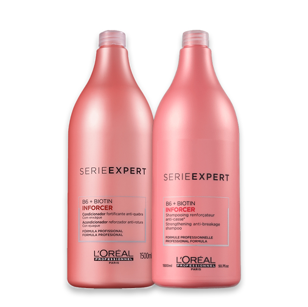 Kit Loreal Professionnel Inforcer Serie Expert Salon Duo (2 Produtos)