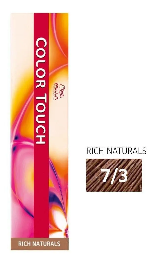 Tonalizante Wella Color Touch Louro Mdio Dourado 7/3 - 60 G