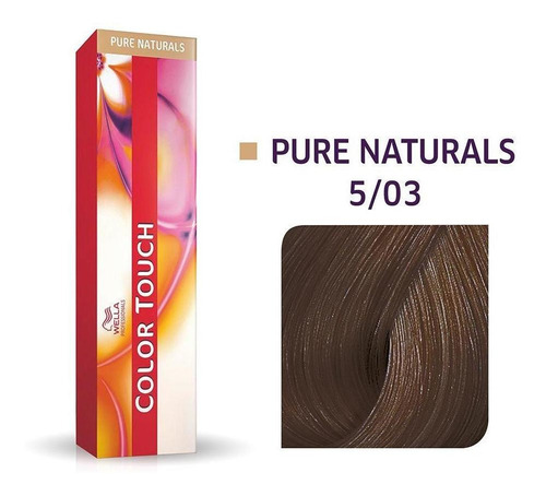 Tonalizante Wella Color Touch Castanho Claro Dourado 5/03 - 60 G