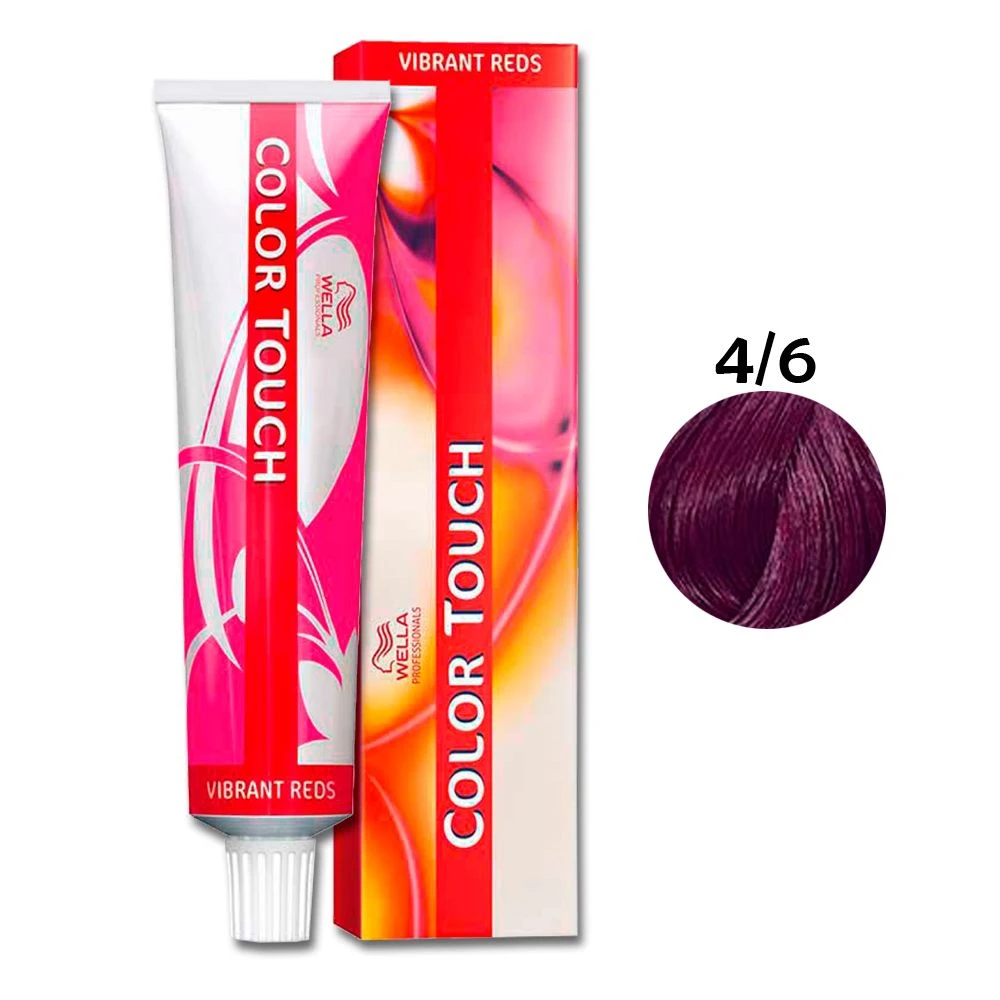 Tonalizante Wella Color Touch Castanho Mdio Violeta 4/6 60 G