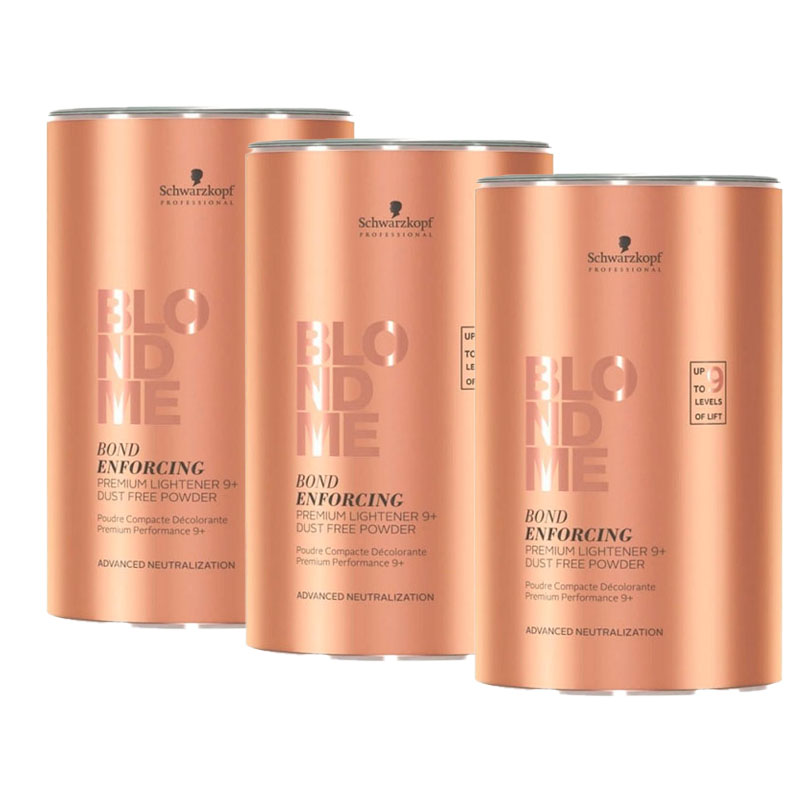 Kit P Descolorante Blonde Me 3 Latas de 450Gr Schwarzkopf 