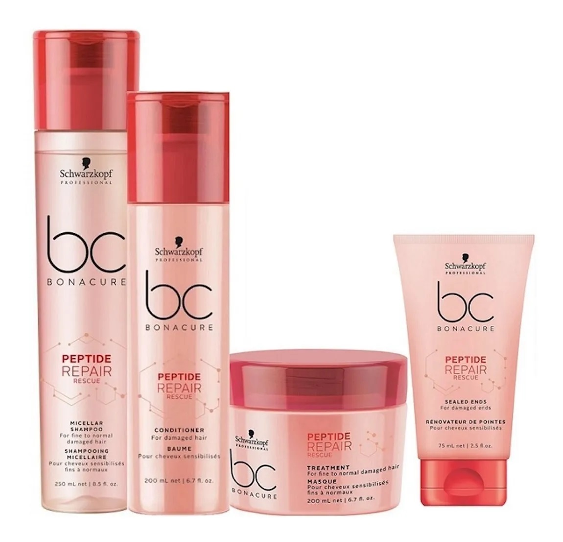 Kit Professional BC Bonacure Peptide Repair (4 produtos) 