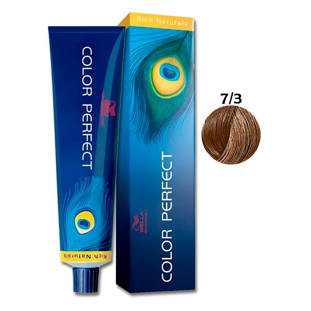 Colorao Wella Louro Mdio Dourado 7/3 - 60 G