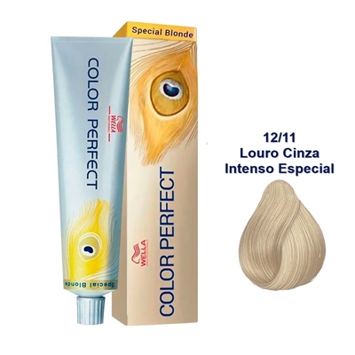 Colorao Wella Louro Especial Cinza Intenso 12/11 - 60 G