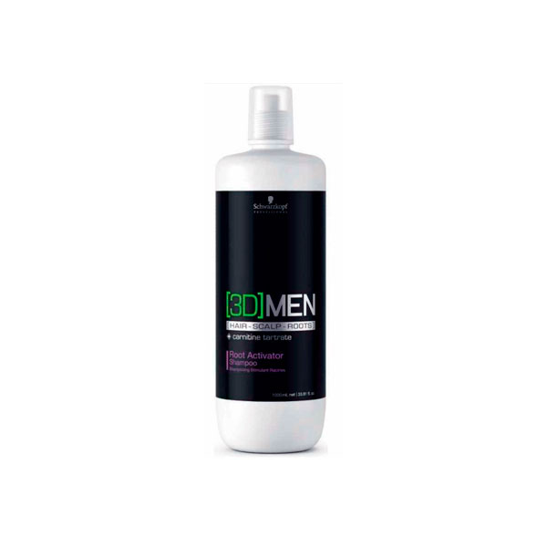 Shampoo 3D Men Ativador 1 Litro Schwarzkopf