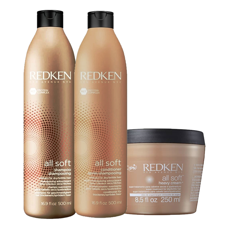 Kit Redken All Soft Heavy Mdio (3 Produtos)	