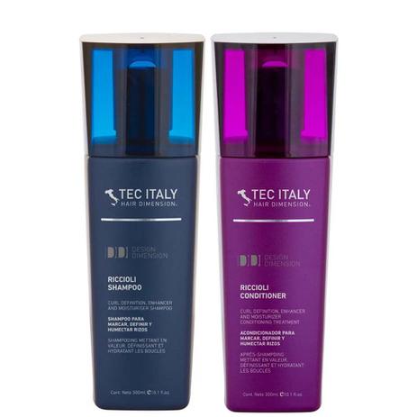 Kit Shampoo e Condicionador Tec Italy Dd Riccioli 300ml