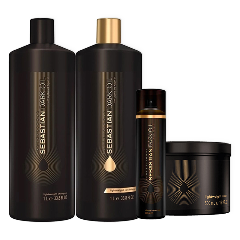 Kit Sebastian Professional Dark Oil Salon Premium (4 Produtos)