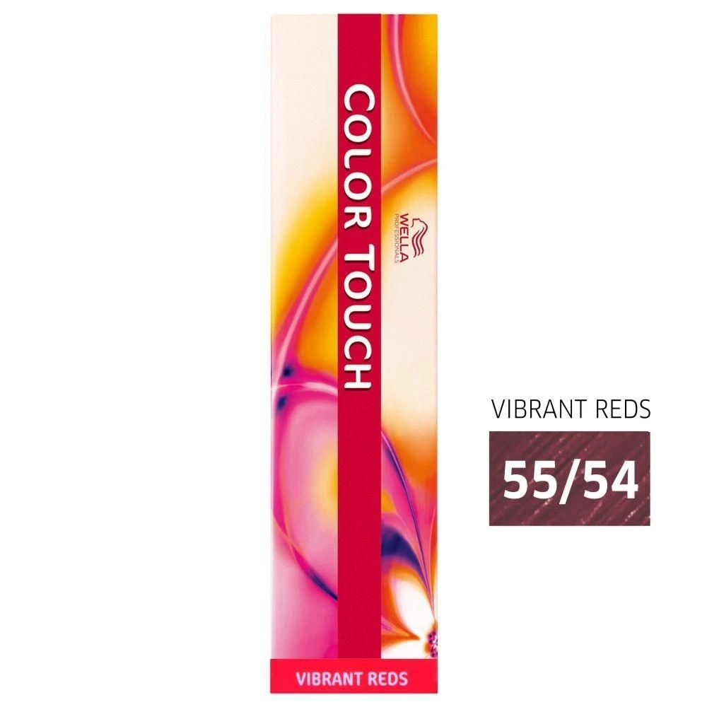 Tonalizante Wella Color Touch Castanho Claro Intenso Acaju Avermelhado 55/54 - 60 G