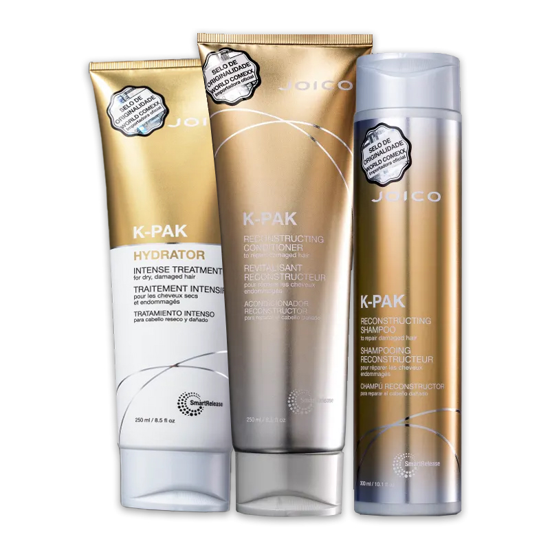 Kit Joico K-PAK To Repair Damage Hair Smart Release Trio (Shampoo 300ml + Condicionador e Mscara 250ml)