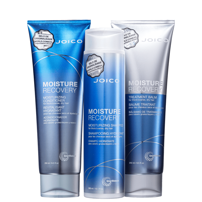 Kit Joico Moisture Recovery Smart Release Trio (3 Produtos)