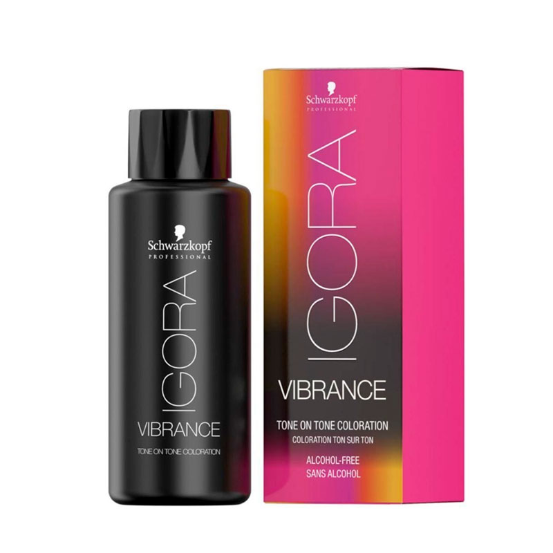 Tonalizante Igora Vibrance 4-68 Castanho Mdio Marrom Vermelho 60ml Schwarzkopf