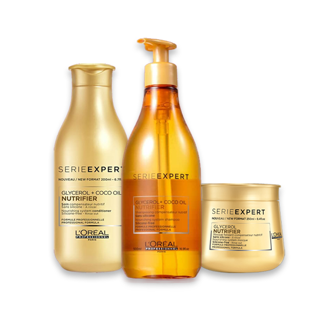 Kit Loreal Professionnel Serie Expert Nutrifier (3 Produtos)