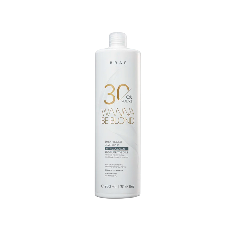 Agua Oxigenada Bra Wanna Be Blond 30 Vol 900ml